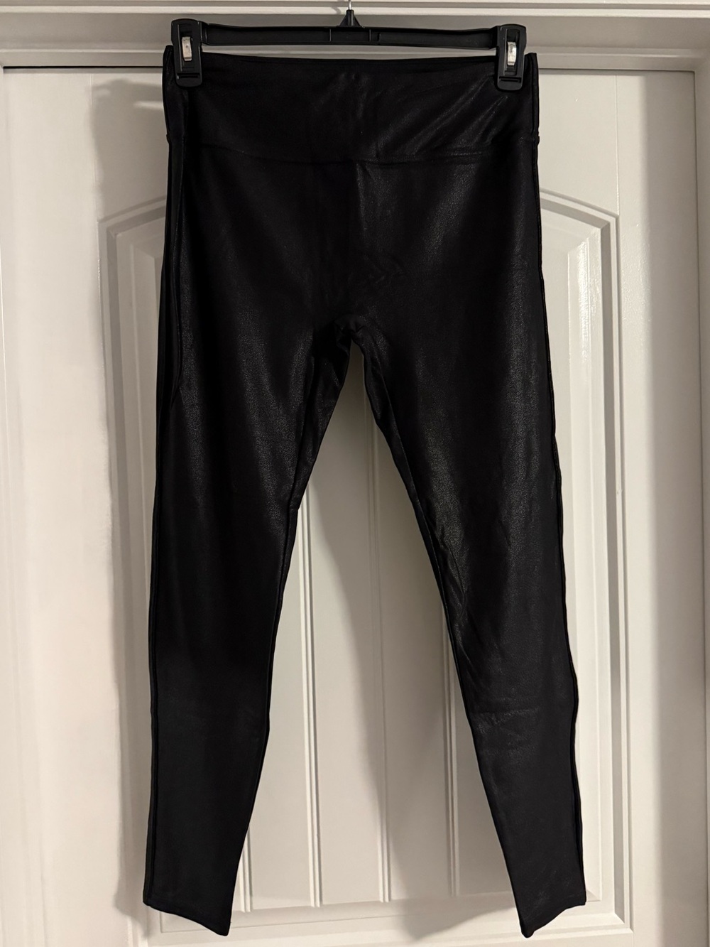 Black Faux Leather Leggings